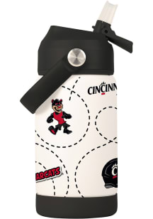 Cincinnati Bearcats Mascot 12 oz Kids Stainless Steel Bottle - Red