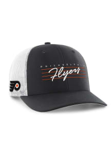 47 Philadelphia Flyers Downburst Trucker Adjustable Hat - Black
