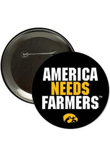 Iowa Hawkeyes 3" ANF Button - Yellow
