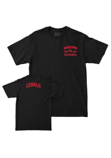 Olivia Cebalo Miami RedHawks Black NIL Victory Short Sleeve Player T Shirt