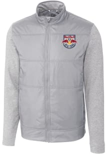 Cutter and Buck New York Red Bulls Mens Grey Stealth Light Weight Jacket