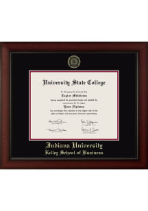 Indiana Hoosiers Embossed Paxton Kelley School of Business Diploma Frame - Black