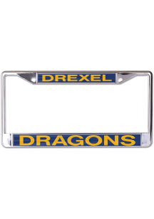 Drexel Dragons Team Name License Plate Frame - Navy Blue