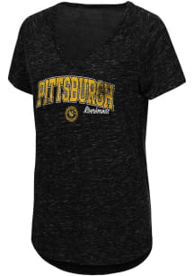 Colosseum Pittsburgh Riverhounds SC Womens Black Gemma Short Sleeve T-Shirt