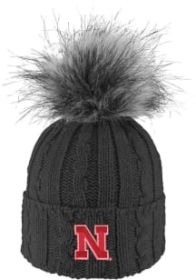 LogoFit Nebraska Cornhuskers Dark Grey Alps Womens Knit Hat