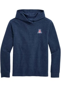 Vineyard Vines Arizona Wildcats Mens Navy Blue Calmwater Long Sleeve Hoodie