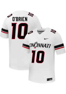 Liam O’Brien  Nike Cincinnati Bearcats White NIL Name And Number Football Jersey