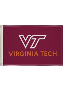Virginia Tech Hokies 2' x 3' Silk Screen Grommet Flag - Maroon
