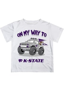 Vive La Fete K-State Wildcats Infant On My Way Short Sleeve T-Shirt White