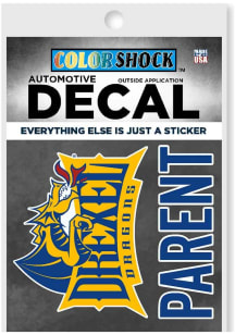 Drexel Dragons Parent Auto Decal - Navy Blue