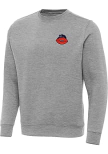 Antigua Chicago Bears Mens Grey Classic Victory Long Sleeve Crew Sweatshirt