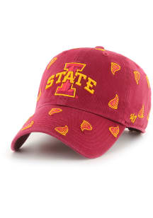 47 Iowa State Cyclones Cardinal Confetti Clean Up Womens Adjustable Hat