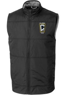 Cutter and Buck Columbus Crew Big and Tall Black Stealth Mens Vest