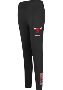 Pro Standard Chicago Bulls Girls Black Classic Essentials Bottoms Leggings
