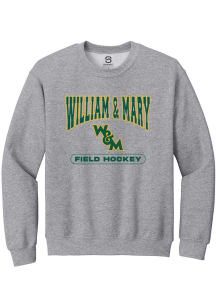 Summit Sportswear William & Mary Tribe Mens Grey Field Hockey Long Sleeve Crew Sweatshirt