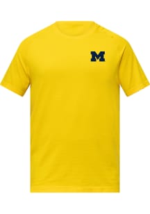 lululemon Michigan Wolverines Yellow Metal Vent Short Sleeve Short Sleeve T Shirt