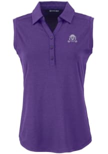 Cutter and Buck Northwestern Wildcats Womens Purple Vault Forge Eco Polo Shirt