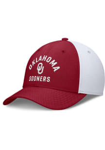 Nike Oklahoma Sooners Mens Crimson Primetime Swooshflex Flex Hat
