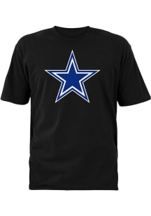 Dallas Cowboys Black Primary Logo Short Sleeve T Shirt