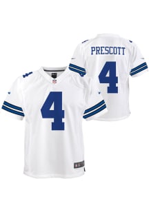 Dak Prescott Dallas Cowboys Youth White Nike Game Football Jersey