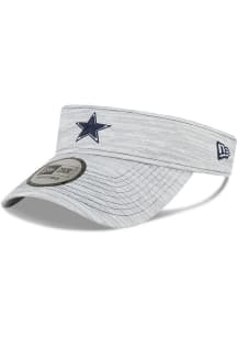 New Era Dallas Cowboys Mens Grey Perf Adjustable Visor