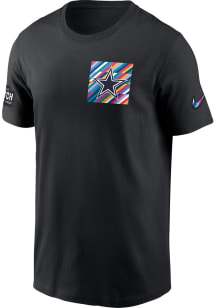 Nike Dallas Cowboys Black Crucial Catch Short Sleeve Fashion T Shirt