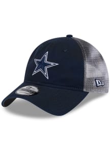New Era Dallas Cowboys Team Slick 9TWENTY Adjustable Hat - Navy Blue