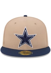 New Era Dallas Cowboys Mens Brown 2T Evergreen 59FIFTY Fitted Hat