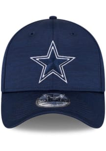 New Era Dallas Cowboys Mens Navy Blue Tonal Tech OTC 39THIRTY Flex Hat