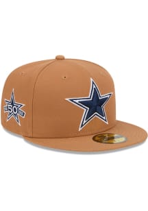 New Era Dallas Cowboys Mens Brown Color Pack OTC Logo 59FIFTY Fitted Hat