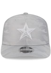 New Era Dallas Cowboys Tonal Camo Trucker 9SEVENTY Adjustable Hat - Grey
