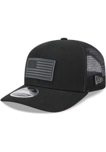New Era Dallas Cowboys Flag Trucker 9SEVENTY Adjustable Hat - Black