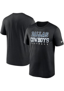 Dallas Cowboys Navy Blue Legend Practice Short Sleeve T Shirt