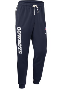 Nike Dallas Cowboys Mens Navy Blue Sideline Taper Sweatpants