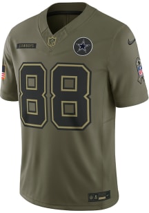CeeDee Lamb Nike Dallas Cowboys Mens Olive Salute to Service Limited Football Jersey
