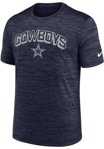 Nike Dallas Cowboys Navy Blue Velocity Short Sleeve T Shirt