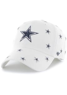 47 Dallas Cowboys White Confetti Clean Up Womens Adjustable Hat