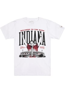 Curt Cignetti  Indiana Hoosiers White Homefield Welcome to the Rock Coach Cignetti Short Sleeve T..