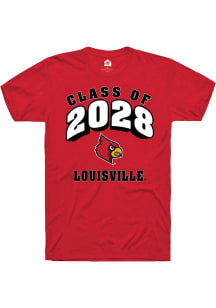 Rally Louisville Cardinals Cardinal Class of 2028 Short Sleeve T Shirt