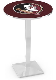 Florida State Seminoles Chrome Square Base Pub Table