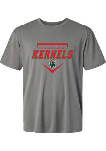 Summit Sportswear Cedar Rapids Kernels Graphite Homeplate Short Sleeve T Shirt