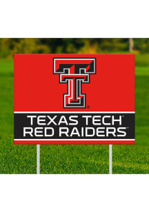 Texas Tech Red Raiders Team Name Yard Sign - Red