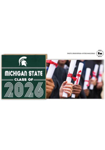 Michigan State Spartans Class of 2026 Floating Picture Frame - Green