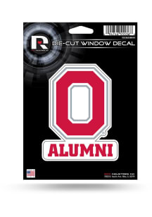 Ohio State Buckeyes Alumni Die Cut Auto Decal - Red