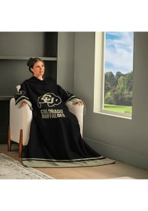 Colorado Buffaloes Primary 71X54" Fleece Blanket - Black