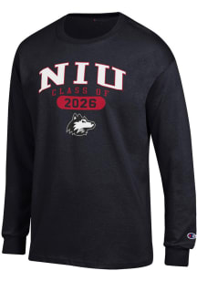 Champion Northern Illinois Huskies Black Pill Class of 2026 Jersey Long Sleeve T Shirt