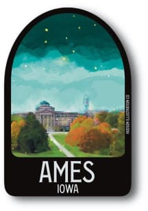 Ames City Stickers - Black