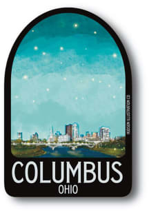 Columbus City Stickers - Black