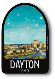 Dayton City Stickers - Black