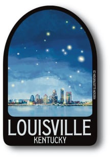 Louisville City Stickers - Black